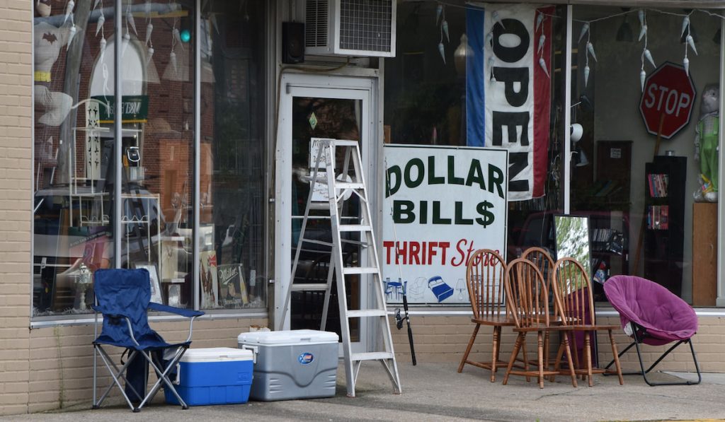 Dollar bill furniture thrift store 